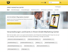 Tablet Screenshot of direktmarketingcenter.de